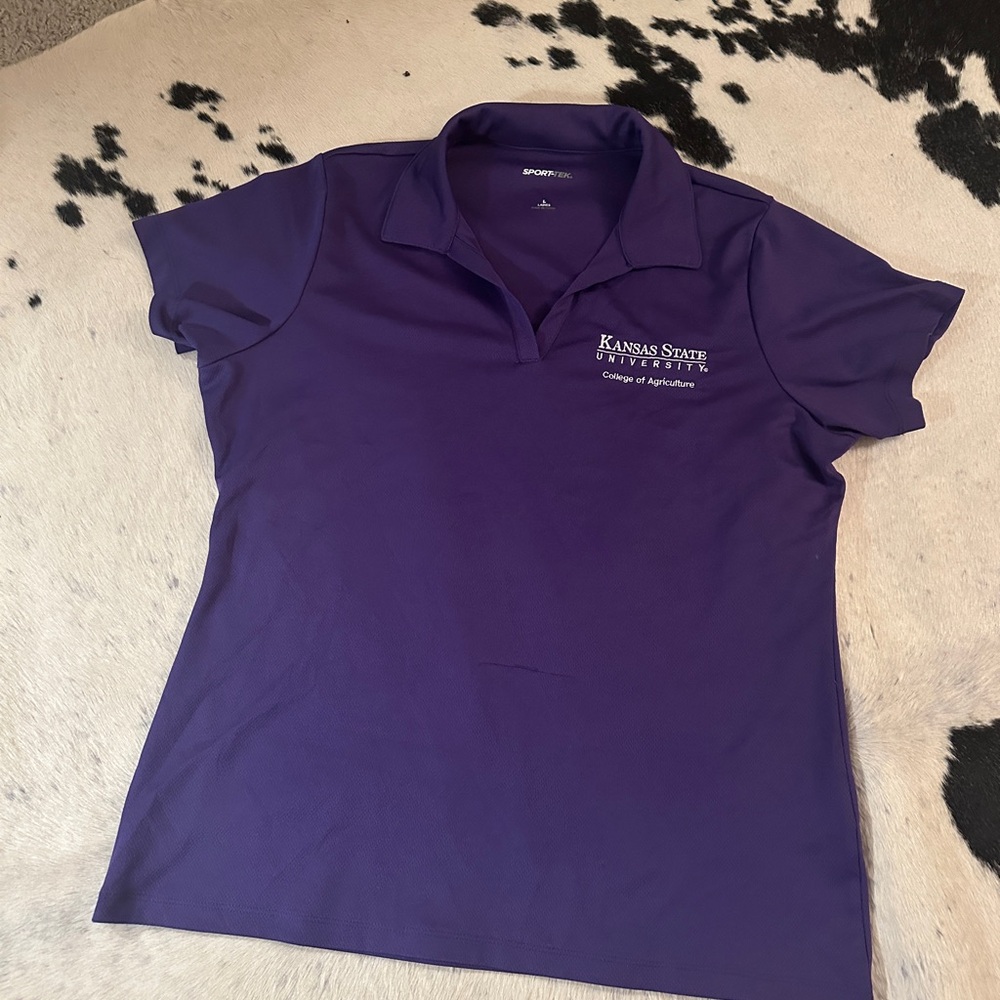 Purple Kansas State University College of Agriculture Polo Shirt